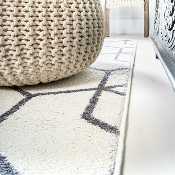 Tumbling Blocks Modern Geometric Area Rug 2